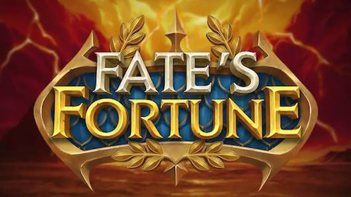 Fate’s Fortune স্লট গেমের একটি দৃশ্য যেখানে চাকা এবং রহস্যময় প্রতীকের সমাহার দেখা যাচ্ছে।